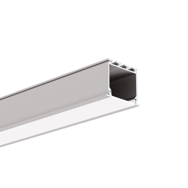 KLUS Lokom - inbouw ledprofiel - 3,02 x 2,45 cm - geanodiseerd zilver