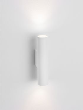 Nova Luce Mor - wandverlichting - 4 x 6,5 x 18 cm - wit