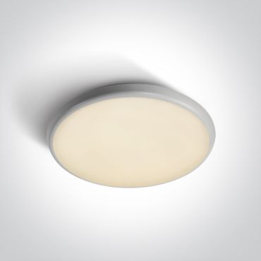 ONE Light LED Slim Plafo Range - buiten plafondverlichting - Ø 35 x 4 cm - 25W LED incl. - IP54 - wit - instelbare lichtkleur