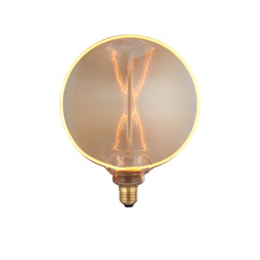 Searchlight LED filament lamp - 18,8 x 11,5 x 23,1 cm - E27 - 4W dimbaar - 1800K - amber