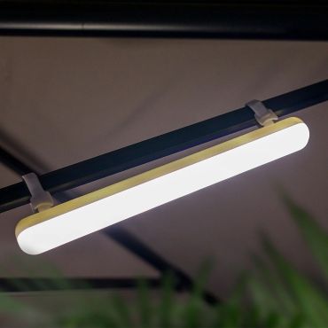 New Garden Banana - parasol verlichting met afstandsbediening - Ø3,8 x 35 cm - 8,5W LED incl. - IP54 - wit