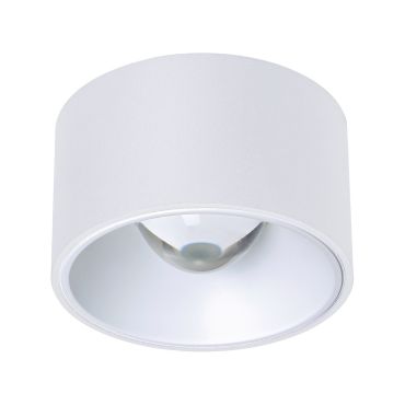 VK Lighting Fozy - opbouwspot - Ø 9,5 x 5,5 cm - 20W dimbare LED incl. - IP54 - wit