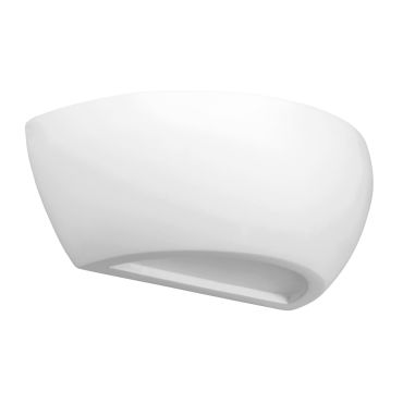 Nova Luce Sandro - wandlamp - 32 x 12 cm - wit gips