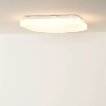 Lucide Otis - plafondverlichting - 33 x 33 x 6,5 cm - 32W LED incl.  - opaal