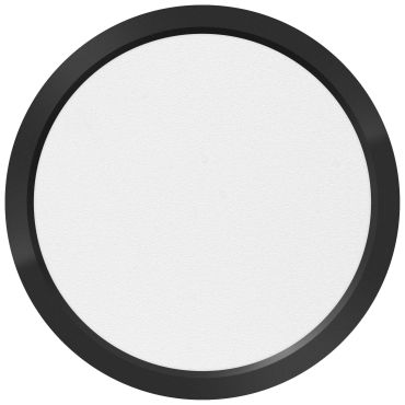 ETH Ruby - plafondlamp - Ø 23 x 2,4 cm - 3 stappen dimbaar - 18W LED incl. -  IP44 - zwart