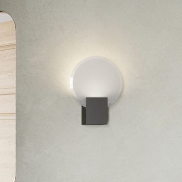 Nordlux Hester - wandverlichting - 20 x 9,25 x 25,5 cm - 3 stappen Moodmaker functie - 9,5W LED incl. - IP44 - zwart