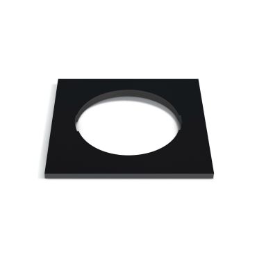 ONE Light – vierkant decoratieve basis voor - 10105H - zwart