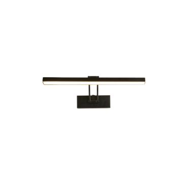 Searchlight Rhodes - wandverlichting - 41 x 18 cm - 9W LED incl. - zwart