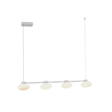 VK Lighting Diva - hanglamp - 95 x 133,5 cm - 27W LED incl. - wit