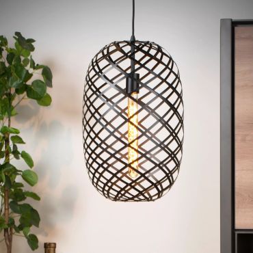 Lucide Wolfram - hanglamp - Ø 32 x 180 cm - zwart