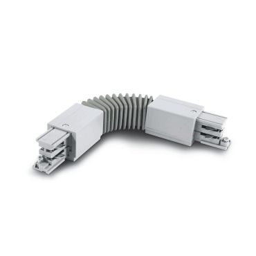 ONE Light Square Track Accessories - flexibele hoek - 3-fase railsysteem - 16A - wit