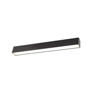 Maxlight Linear - plafondverlichting - 57 x 5 x 6,5 cm - 18W dimbare LED incl. - zwart