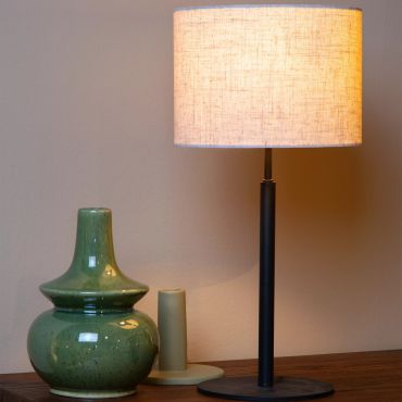 Lucide Maya - tafellamp - Ø 26 x 50,5 cm - beige