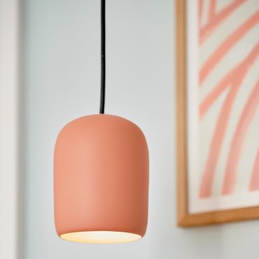 Nordlux Notti - hanglamp - Ø 10 x 120 cm - terracotta