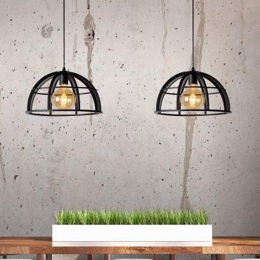 Lucide Dikra - hanglamp - 110 x 40 x 150 cm - zwart