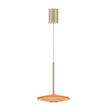 VK Lighting Sora - hanglamp - Ø 20 x 336 cm - 10W dimbare LED incl. - oranje