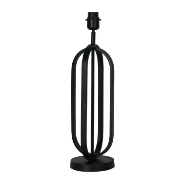 Searchlight - tafellamp voet - Ø 16 x 55 cm - mat zwart