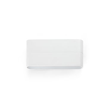 Faro Aday - wandverlichting - 17,5 x 2,2 x 9 cm - 6W LED incl. - IP54 - mat wit