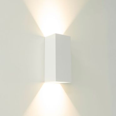 Artdelight Dante XL - wandverlichting - 9 x 10 x 24 cm - wit