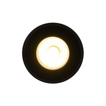 Nordlux Rosalee - inbouwspot - Ø 86 mm, inbouwmaat Ø 68 mm - 7W LED incl. - dim to warm - IP65 - zwart