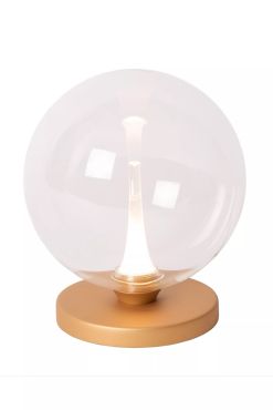 Lucide Gisela - tafellamp - Ø 16 x 17,5 cm - 4W LED incl. - transparant