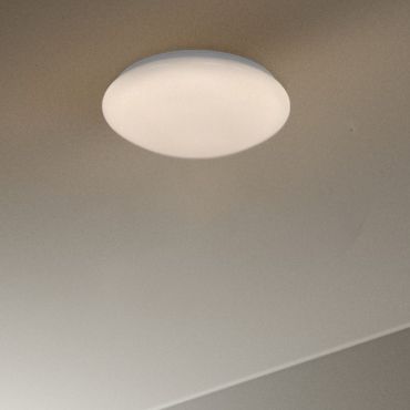 Nordlux Montone - plafondverlichting - Ø 30 x 9,5 cm - 10W LED incl. - IP44 - wit