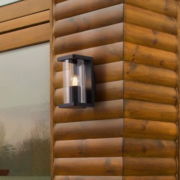 Nova Luce Adoray - buiten wandverlichting - 10 x 19,7 x 14,2 cm - IP65 - donker antraciet