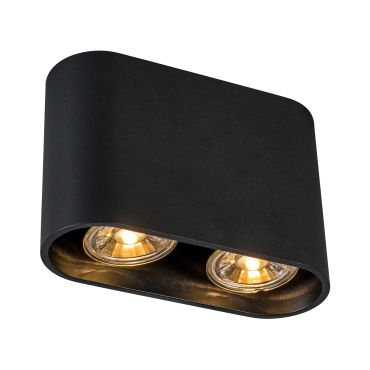 Zuma Line Ronduo SL - opbouwspot - 16 x 6 x 11 cm - zwart