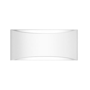Nova Luce Otello - wandverlichting - 30 x 9,5 x 14 cm - wit gips