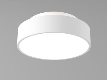 Artdelight Chicago - plafondlamp - Ø 25 x 9 cm - 19,5W dimbare LED incl. - wit
