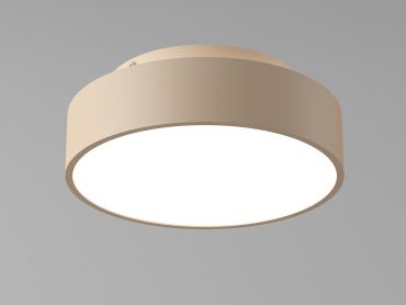 Artdelight Chicago - plafondlamp - Ø 25 x 9 cm - 19,5W dimbare LED incl. - champagne