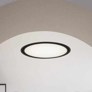 Nova Luce Perfect Profile Trimless - inbouwspot op afstandsbediening (incl.) - Ø 1045 mm, 1030 mm inbouwmaat - 120W dimbare LED incl. - 2700K-6000K - zwart