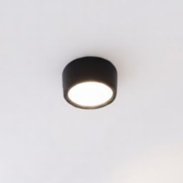 Nordlux Fallon - opbouwspot 1L - Ø 10 cm - 4 stappen Moodmaker functie - 5,5W dimbare LED incl. - zwart