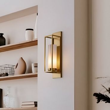 Nova Luce Juliet - wandlamp - 13 x 14,7 x 63 cm - goud