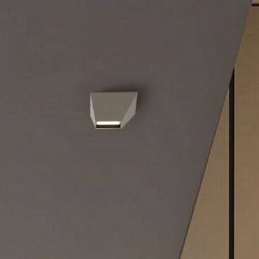 Nova Luce Utopia - plafondlamp - 15 x 6,5 x 15 cm - 9W LED incl. - beige