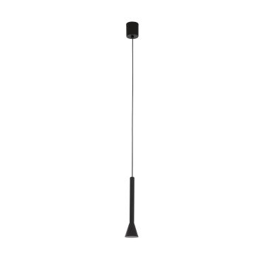 Nova Luce Navan - hanglamp - Ø 6 x 150 cm - 6W LED incl. - mat zwart
