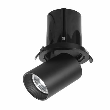 Nova Luce Juno - inbouwspot - Ø 96 mm, Ø 85 mm inbouwmaat  - 15W LED incl. - zwart