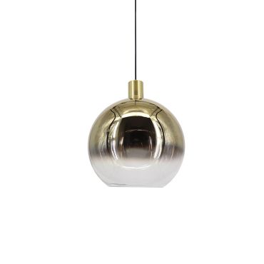 Artdelight Rosario - hanglamp - Ø 30 x 150 cm - gerookt goud