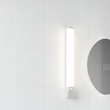 Nordlux Sjaver - wandlamp - 5,7 x 60 x 7 cm - 15W LED incl. - IP44 - wit