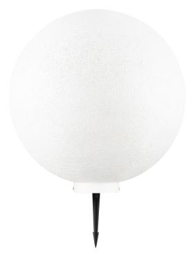 Nova Luce Moon - tuinpaal op piek - Ø 50 x 50 cm - IP65 - wit