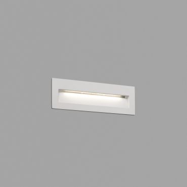 Faro Nat - inbouw wandverlichting - 22,5 x 7,3 x 7,5 cm - 8W LED incl. - IP65 - mat wit