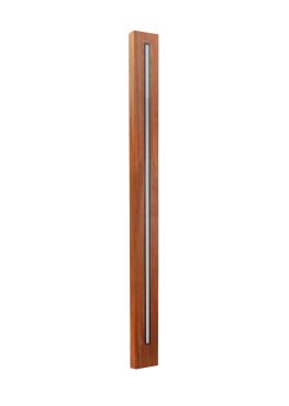 Lichtkoning Padoek Line L - tuinpaal - 4 x 8,8 x 105 cm + 45 cm voet - 9W dimbare LED incl. - IP65 - padoek