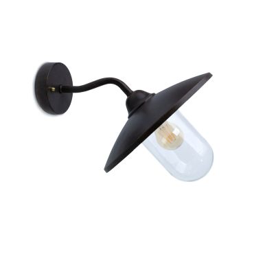 Faro Wally - wandverlichting - 30 x 37,4 x 30 cm - IP44 - roestbruin