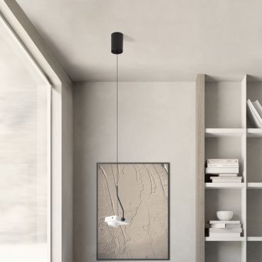Nova Luce Kedros - hanglamp - 11 x 270 x 14 cm - 9W dimbare LED incl. - wit