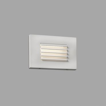 Faro Spark - inbouw wandverlichting - 10,5 x 7,5 cm - 5W LED incl. - IP65 - mat wit