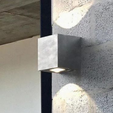 Nordlux Canto Kubi 2 - buiten wandverlichting - 8,7 x 10,4 x 10 cm - 2 x 6W LED incl. - IP44 - roestvrij staal