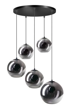 ETH Orb - hanglamp - Ø 30 x  350 cm - zwart