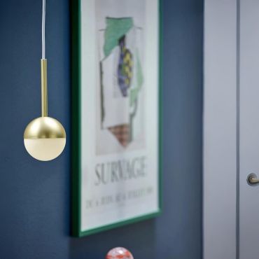 Nordlux Contina - hanglamp  - 10 x 223 cm - messing