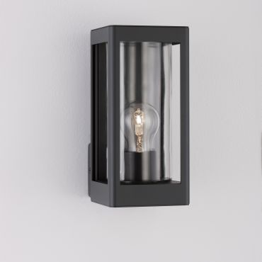 Nova Luce Figo - buiten wandverlichting - 11 x 24,5 x 15 cm - IP54 - donker antraciet