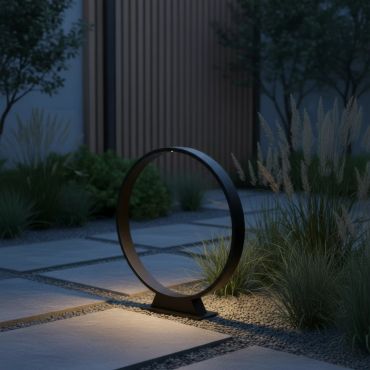 Lucide Jerel - sokkellamp - 5W LED incl. - IP54 - zwart